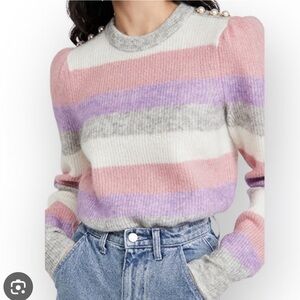 Generation Love Pastel Striped Sweater